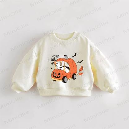 Felpa color crema per neonati e bambini HONK HONK - Crema - 3-5T - image 1