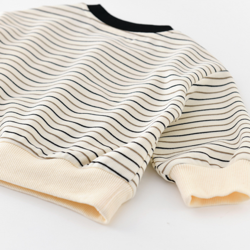 Felpa a righe con pinguino o pantaloni a forma di pesce per neonati e bambini piccoli - image 6