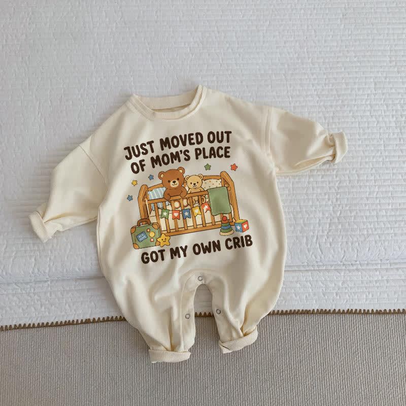 MI SONO APPENA TRASFERITA DA CASA DI MAMMA E HO LA MIA CULLA. Tutina beige orsetto. - Beige - 2-3T - image 1