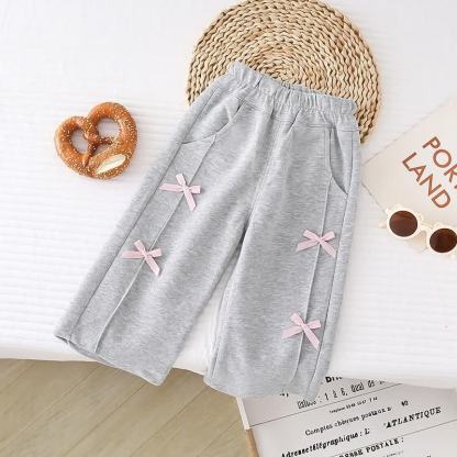 Pantaloni a gamba dritta per bambina - Arco Grigio - 6-7T - image 6