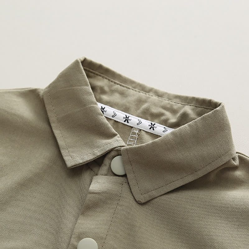 Completo da 2 pezzi per neonato/a: giacca casual utility e pantaloni cargo. - image 5