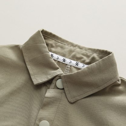 Completo da 2 pezzi per neonato/a: giacca casual utility e pantaloni cargo. - image 5