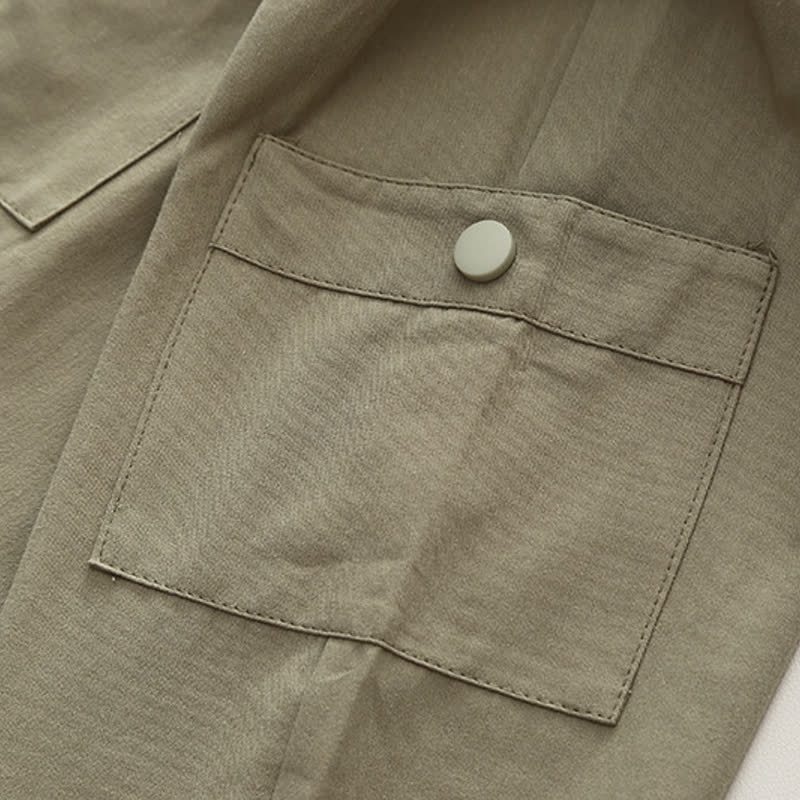 Completo da 2 pezzi per neonato/a: giacca casual utility e pantaloni cargo. - image 11