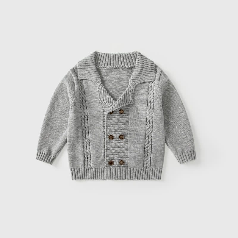 Completo camicia e pantaloni per neonato o cardigan da gentiluomo - Grigio - 3-4 anni - image 4
