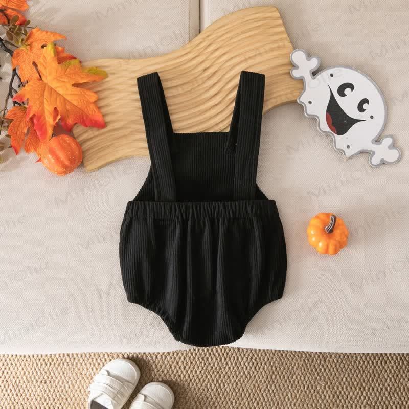 Body con bretelle in velluto a coste per Halloween BOO Baby - image 12