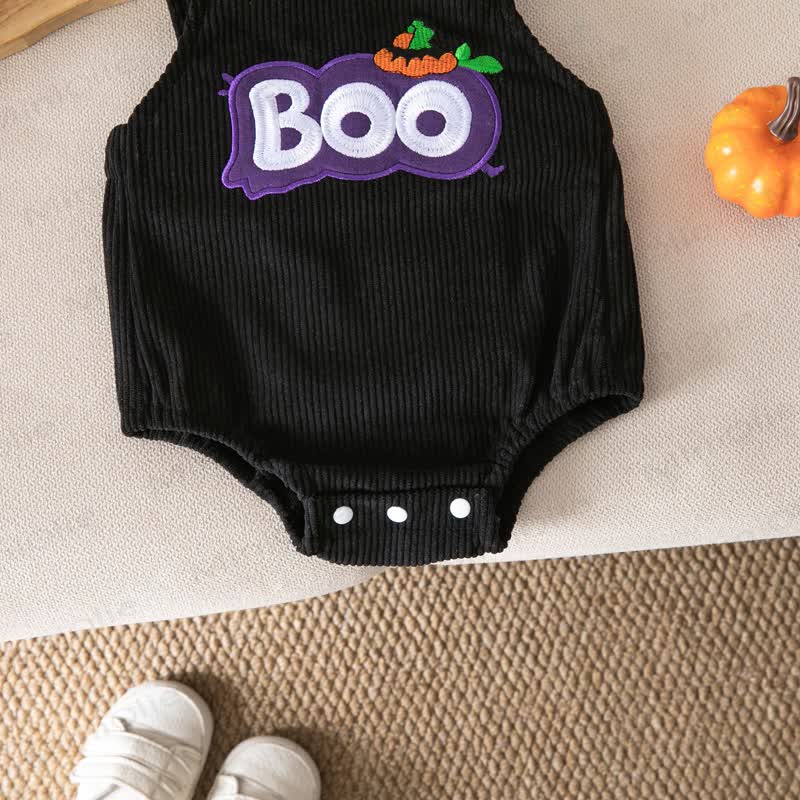 Body con bretelle in velluto a coste per Halloween BOO Baby - image 16