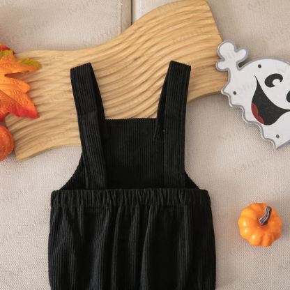 Body con bretelle in velluto a coste per Halloween BOO Baby - image 17