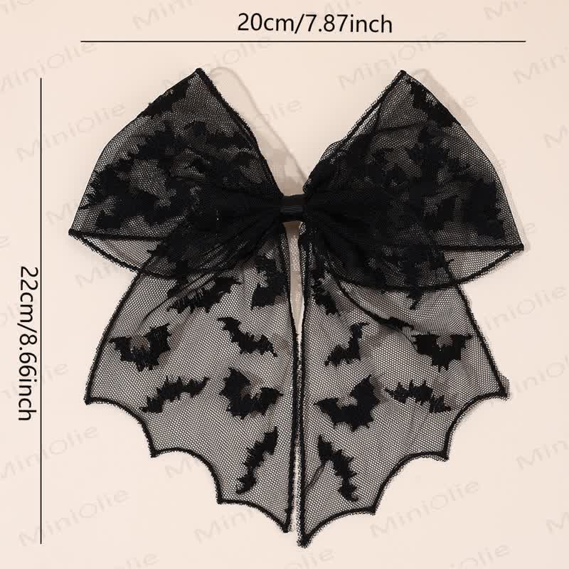 1 fermaglio per capelli a rete per bambini a tema Halloween - image 4
