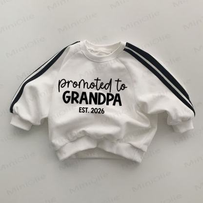 PROMOSSO A NONNO EST. 2026 Felpa bianca per neonati - Bianco - 2-3T - image 1