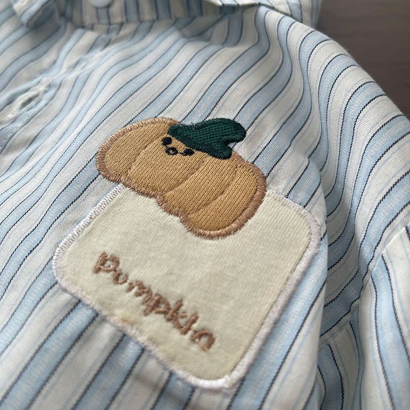 Maglietta da neonato/bambino con taschino e applicazioni vegetali. - image 8