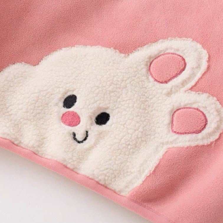 Giacca in pile con cappuccio a forma di animale per neonati e bambini piccoli - image 12