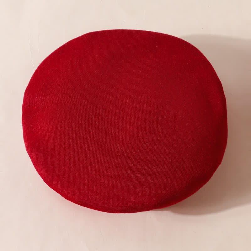 Cappotto a tinta unita con fiocco e berretto per bambina. - image 11