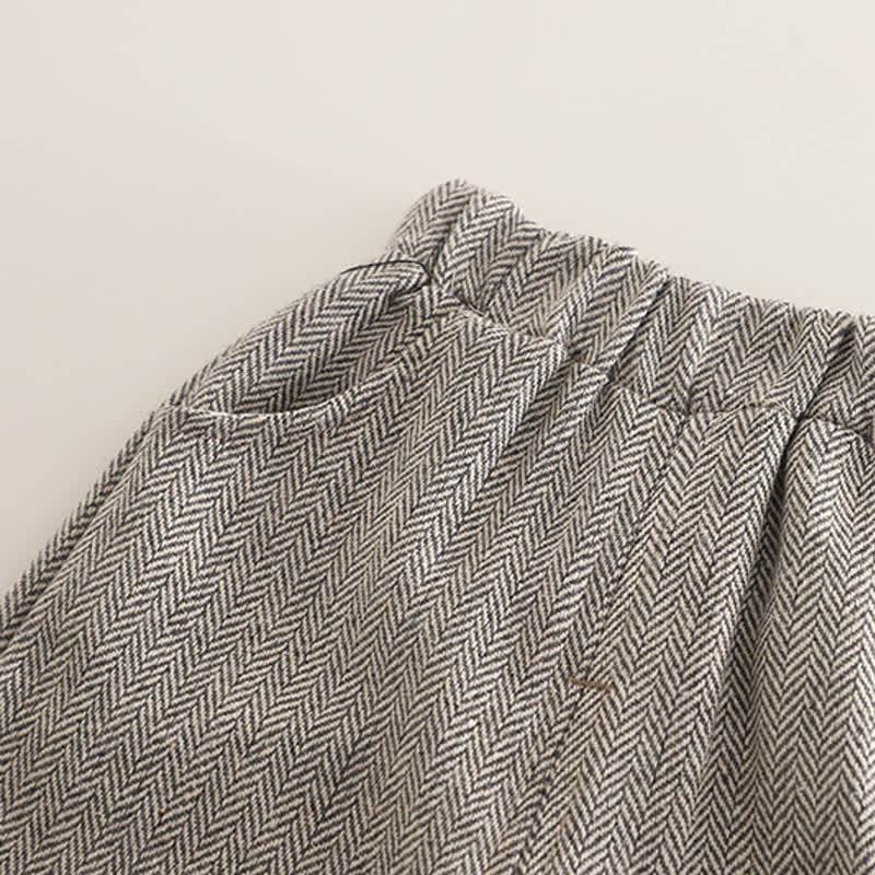 Completo da 3 pezzi per neonato composto da canottiera asimmetrica e camicia a righe. - image 13