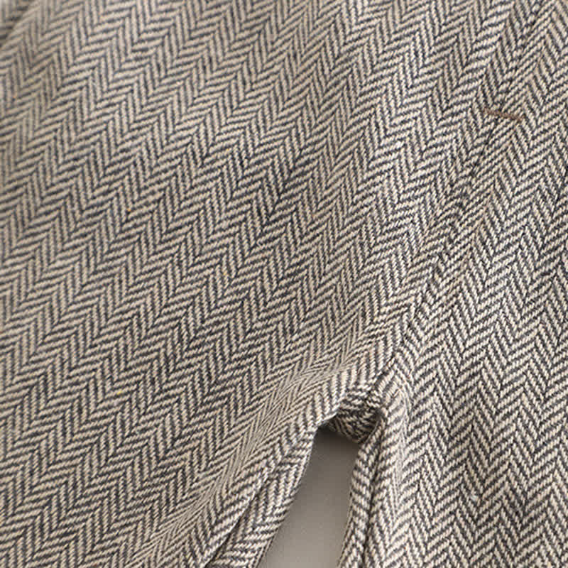Completo da 3 pezzi per neonato composto da canottiera asimmetrica e camicia a righe. - image 14