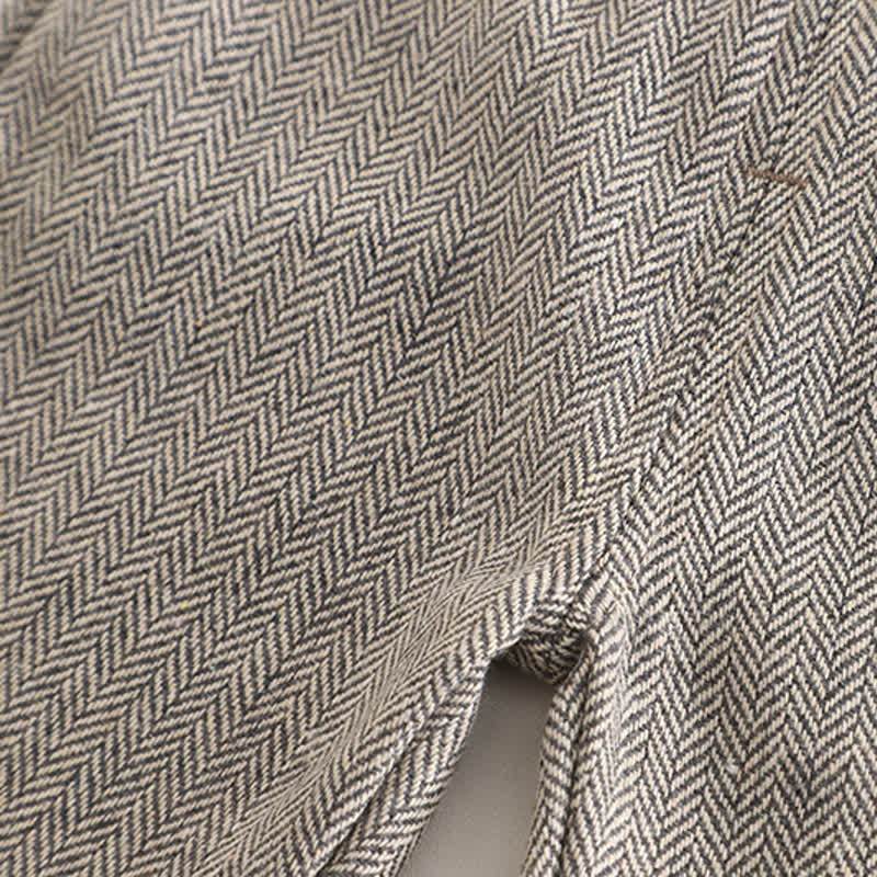 Completo da 3 pezzi per neonato composto da canottiera asimmetrica e camicia a righe. - image 14