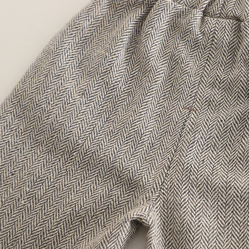 Completo da 3 pezzi per neonato composto da canottiera asimmetrica e camicia a righe. - image 15