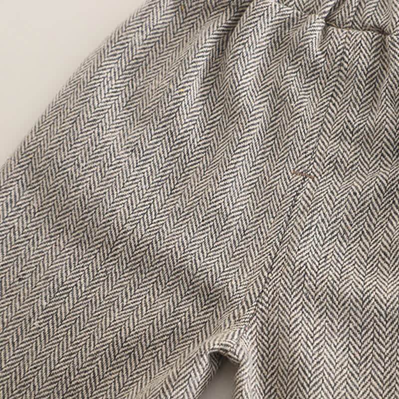 Completo da 3 pezzi per neonato composto da canottiera asimmetrica e camicia a righe. - image 15