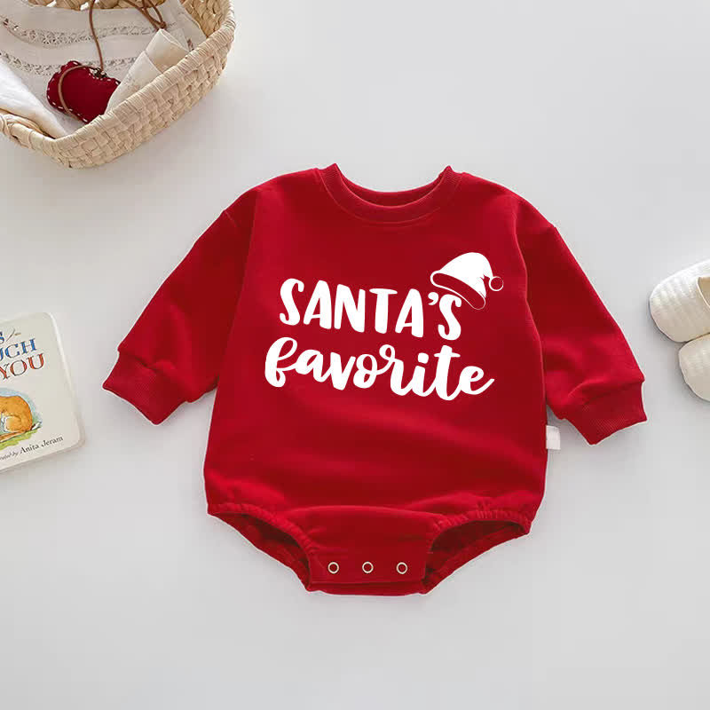 Il body rosso con cappellino da Babbo Natale preferito di Babbo Natale per neonati - Rosso - 18-24 mesi - image 1