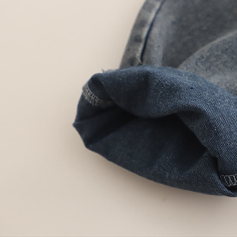 Completo da bambina composto da cardigan con applicazioni floreali e jeans, 3 pezzi - image 17
