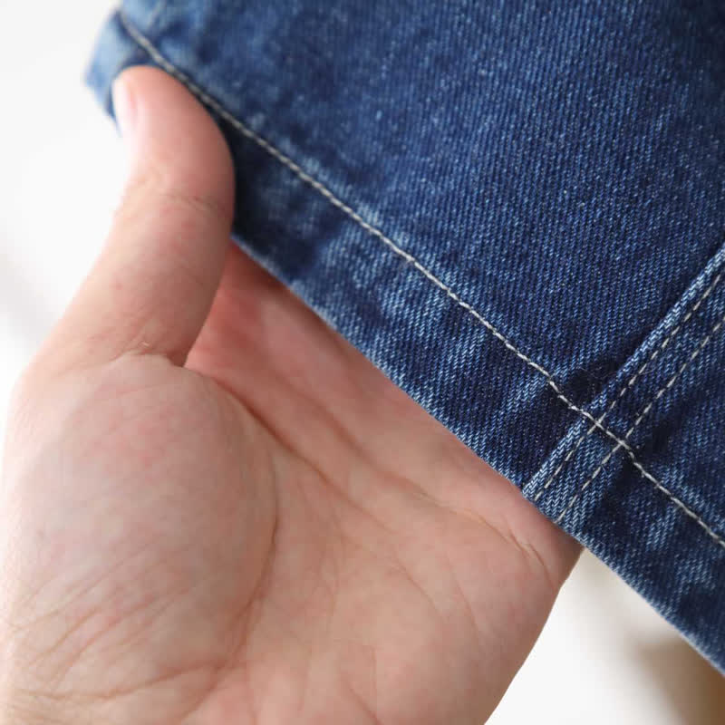 Completo da bambina composto da top in maglia con fiocco e pantaloni in denim. - image 14