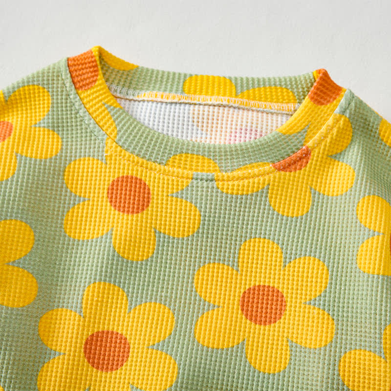 Set di 2 pezzi Baby Green Waffle Flower - image 4