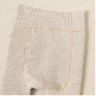 Leggings termici con fiocco per bambini - image 4
