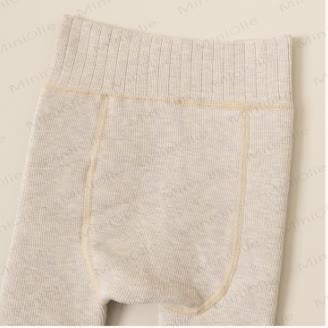 Leggings termici con fiocco per bambini - image 4