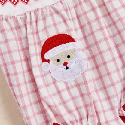 Body natalizio a quadri rosa MERRY Baby - image 4