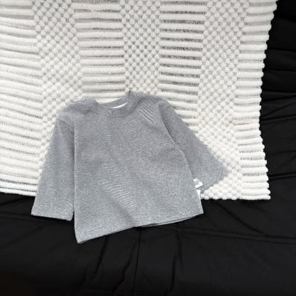 Gilet o pantaloni larghi a trecce per neonati e bambini piccoli - Grigio - 4-5T - image 3