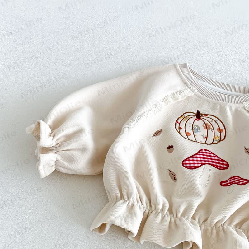 Giacca di jeans color fungo per bambina - image 4
