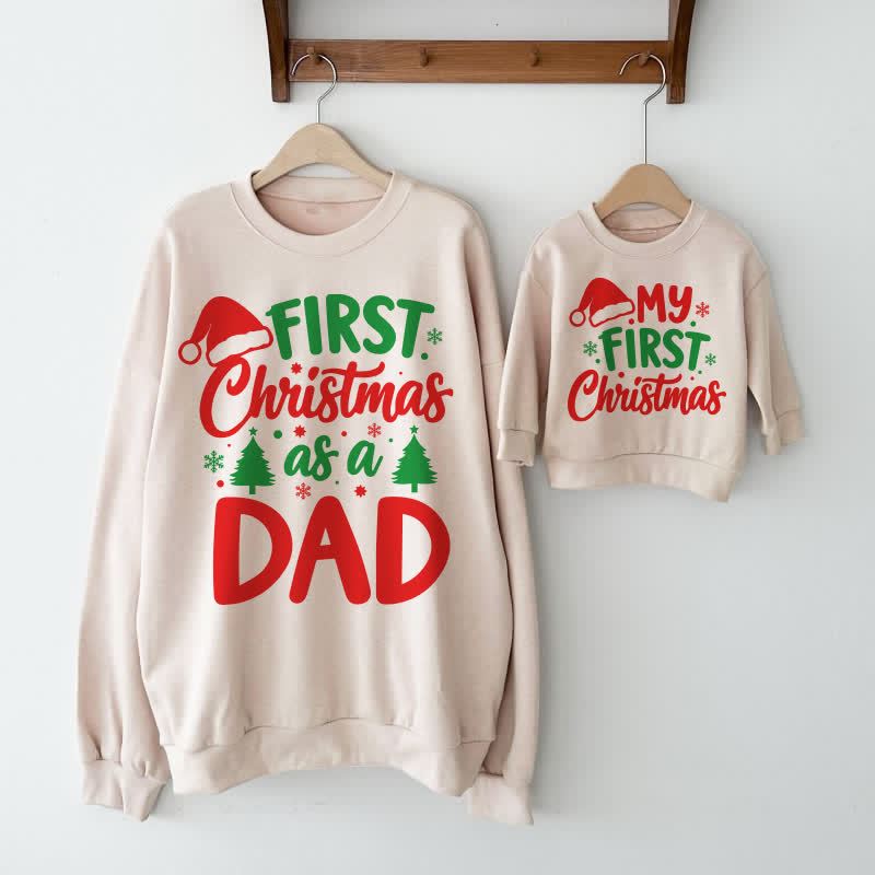PRIMO NATALE DA PAPÀ/MAMMA Felpa Papà/Mamma e Me - image 1