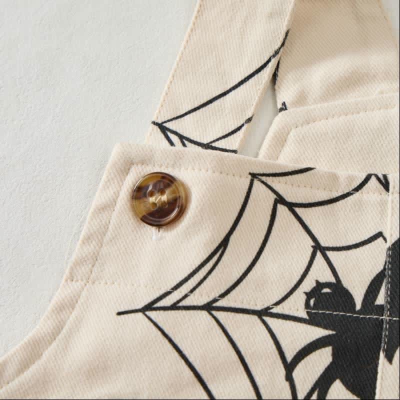 Tutina beige per neonati e bambini con ragnatela - image 3