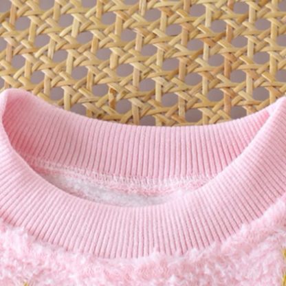 Set pigiama in morbido peluche per bambini, composto da due pezzi. - image 6