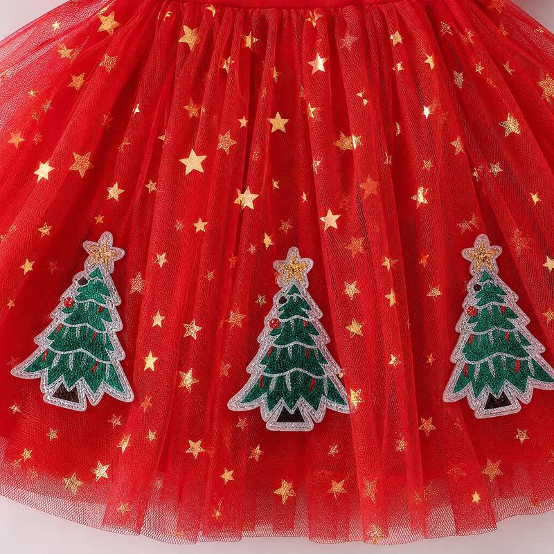 BUON NATALE Vestito in tulle con stampa a stelle per neonata - image 7