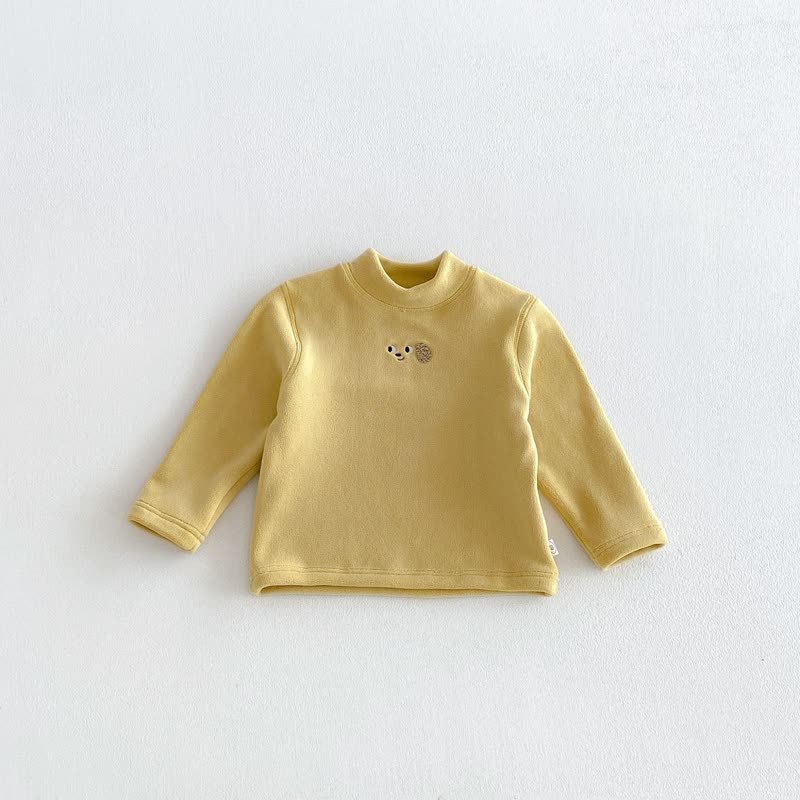 Gilet o maglia a maniche lunghe in sherpa con stampa animalier per neonati e bambini piccoli - Giallo - 4-5T - image 5