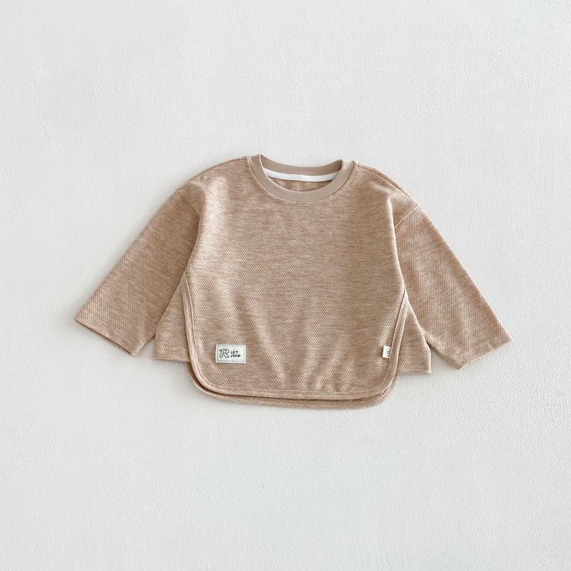 Maglione o pantaloni cargo a tinta unita per bambini piccoli - Cachi - 6-7T - image 3