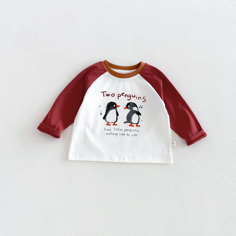 Pantaloni con coulisse a righe a contrasto o maglietta raglan per neonati e bambini piccoli - Beige - 6-7T - image 5