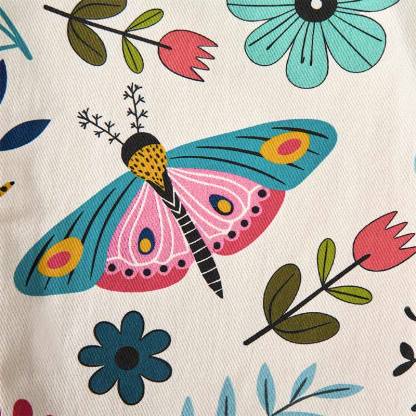 Salopette per neonati e bambini con stampa di fiori e insetti - image 9