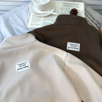 Completo due pezzi per neonato/a: giacca e pantaloni sportivi casual con cerniera. - image 6