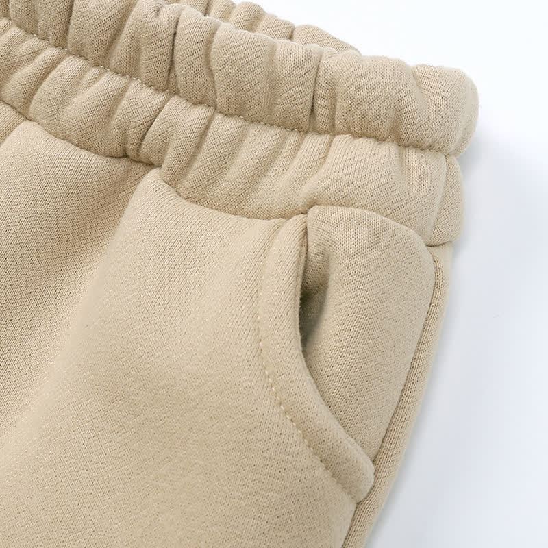 Completo per bambini composto da felpa con cappuccio e pantaloni in morbido pile, composto da due pezzi. - image 17