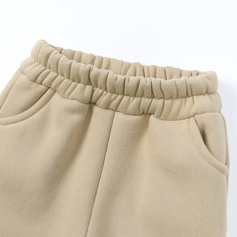 Completo per bambini composto da felpa con cappuccio e pantaloni in morbido pile, composto da due pezzi. - image 16