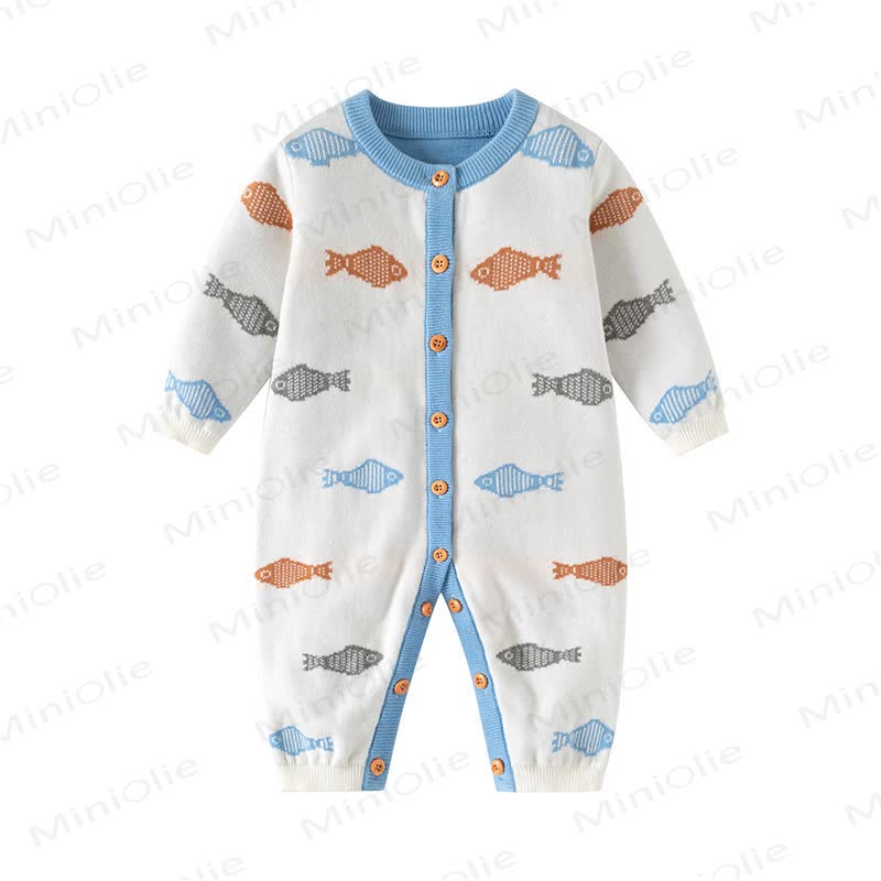 Tutina Baby Fish con bottoni sul davanti - image 2