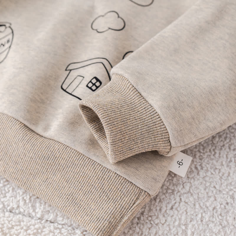Completo da 2 pezzi in pile con orsetto per bambini GOOD TIME - image 7