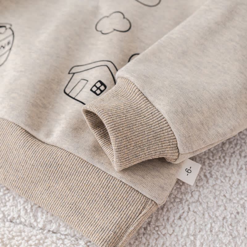 Completo da 2 pezzi in pile con orsetto per bambini GOOD TIME - image 7