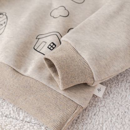 Completo da 2 pezzi in pile con orsetto per bambini GOOD TIME - image 7