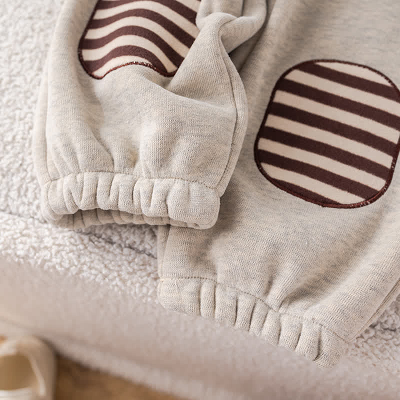 Completo da 2 pezzi in pile con orsetto per bambini GOOD TIME - image 13