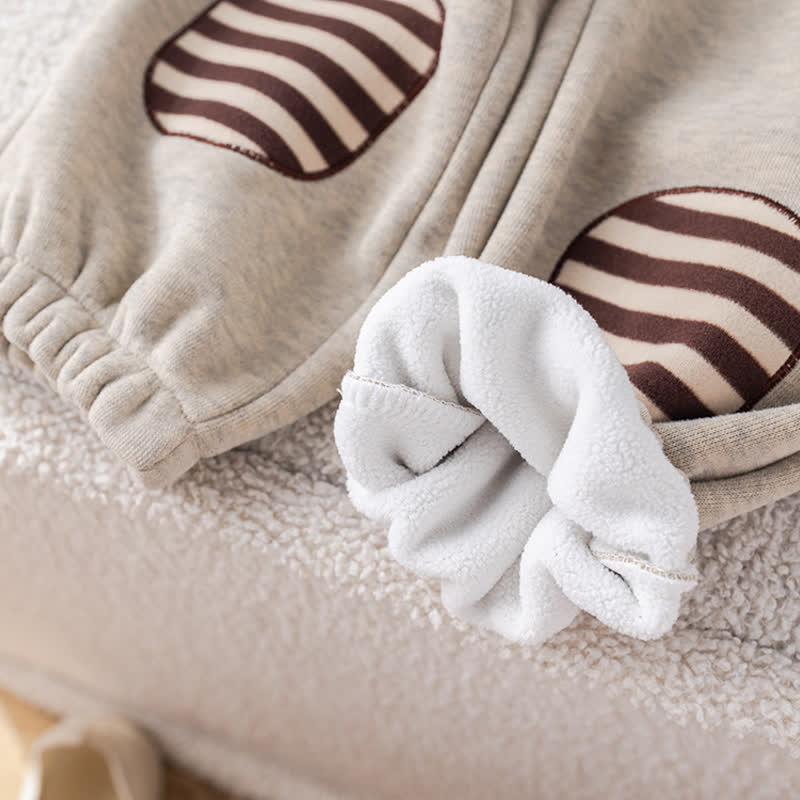 Completo da 2 pezzi in pile con orsetto per bambini GOOD TIME - image 14