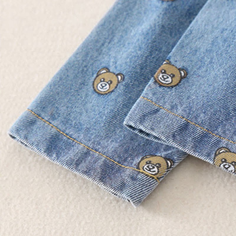 Tutina in denim con polo Baby Bear - image 8