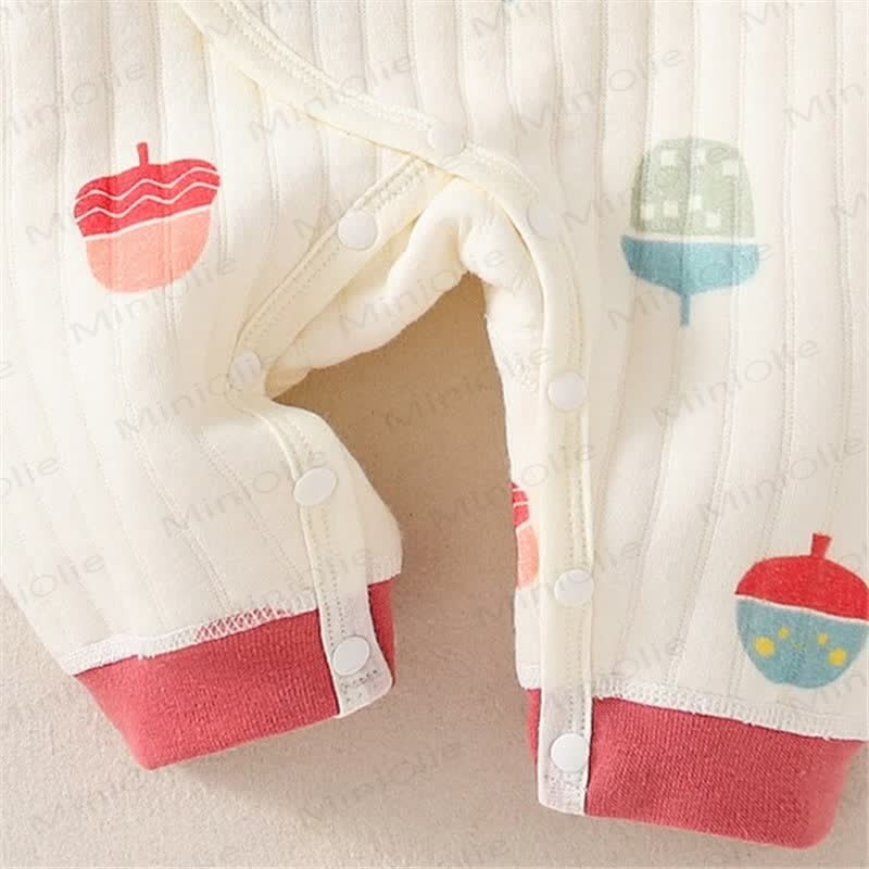 Tutina Kimono Pigna Neonato Senza Cuciture - image 5