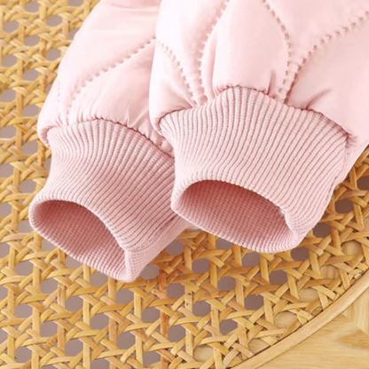 Completo due pezzi per bambino composto da felpa trapuntata calda e pantaloni della tuta. - image 9